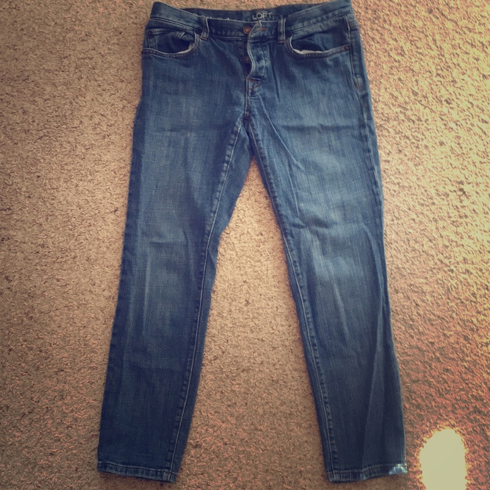 LOFT slim boyfriend jeans